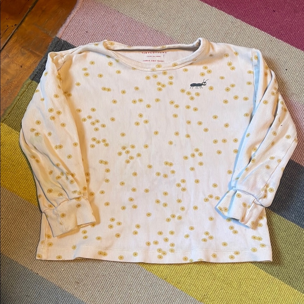 Tinycottons Ribbed Long Sleeve Shirt, 3T
